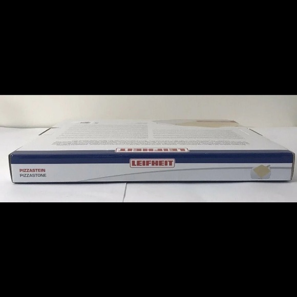 Leifheit Square Ceramic Pizza Stone w Spatula NEW - Picture 3 of 12